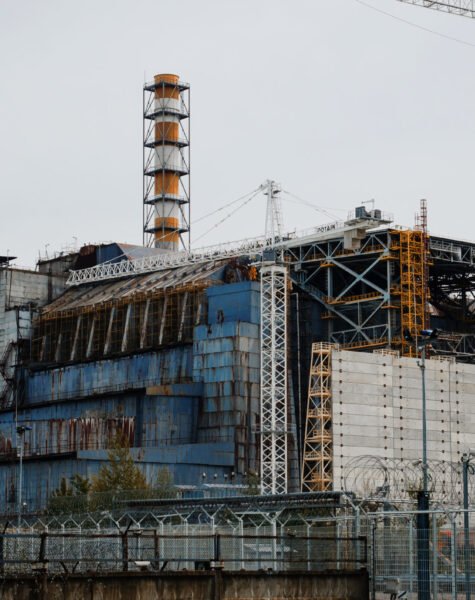 Fourth block of the Chernobyl nuclear power plant in 30 years af Fourth block of the Chernobyl nuclear power plant in 30 years after the explosion at the nuclear power plant.