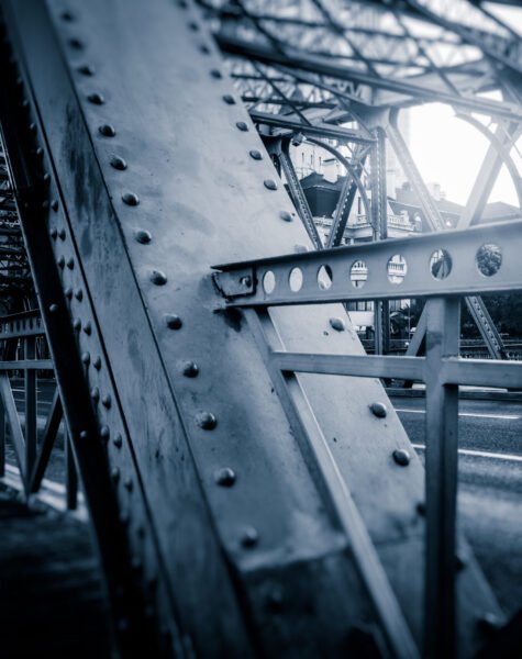 the Waibaidu bridge in Shanghai,China.
